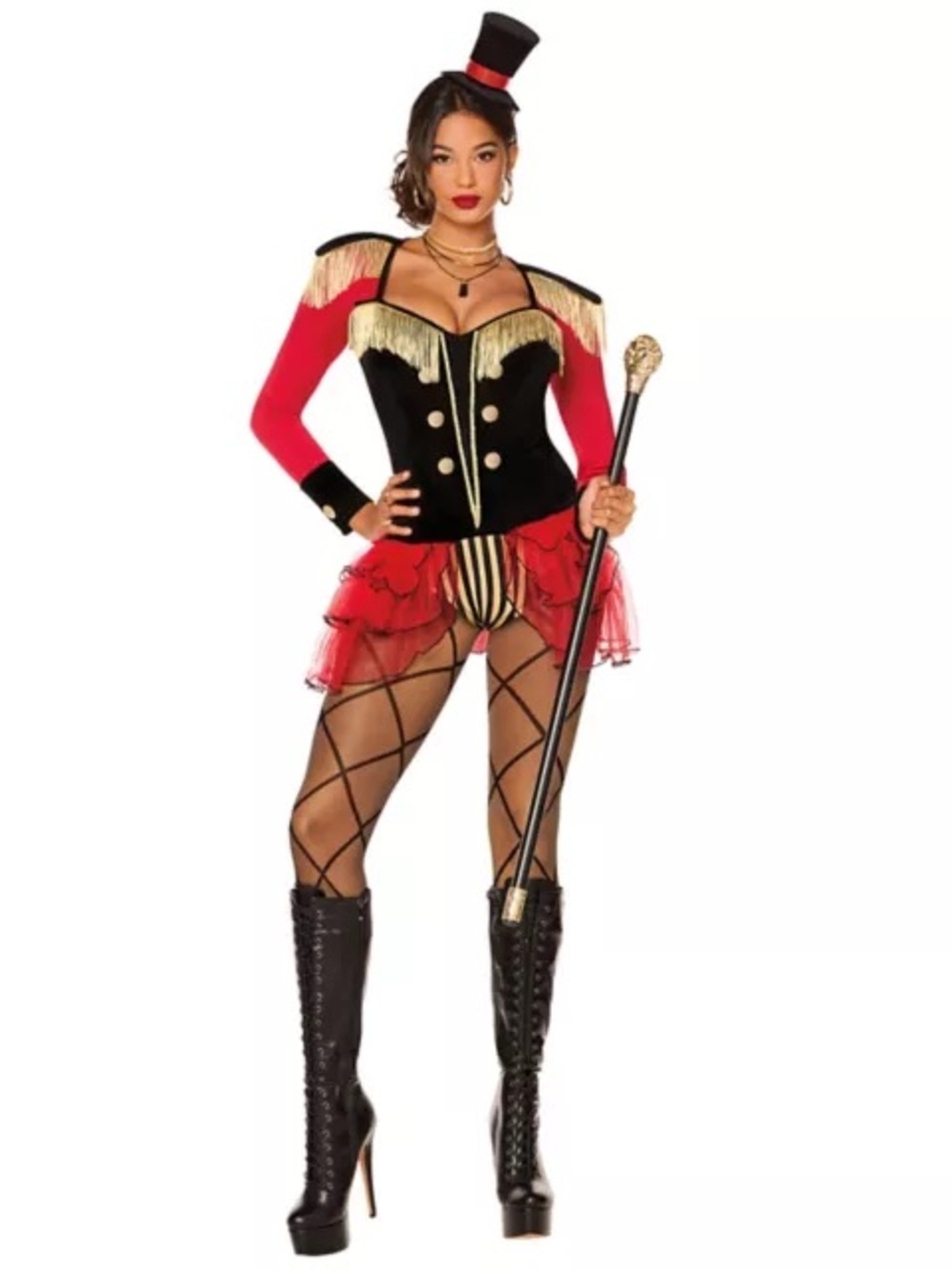 Ringmaster Costume - Red and Black